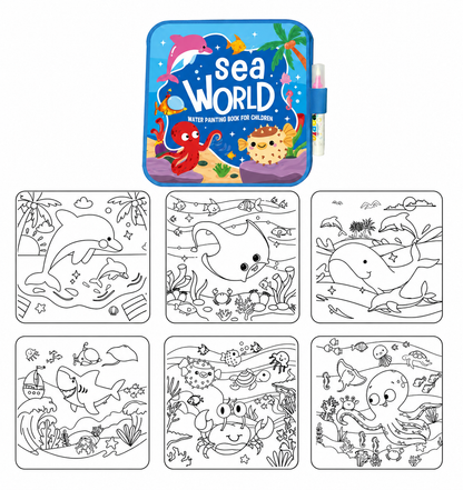 Libro de colorear con agua para niños