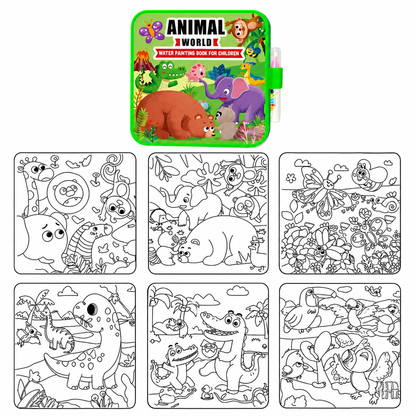 Libro de colorear con agua para niños